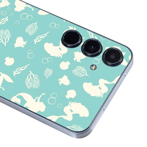 Disney The Little Mermaid Character Silhouette Pattern Galaxy A55 5G Skin